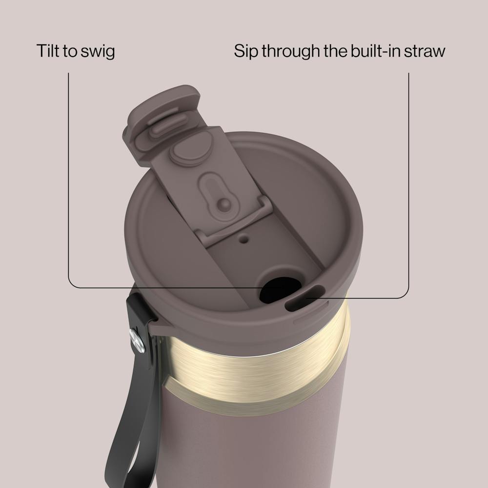 24oz DualSip Bottle - Terra Champagne